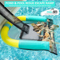 Poolvio Animal Saving Escape Ramp for Pool, Save Critters in Swimming Pool Device Handy, Pool Accessories in Floating Ramp Rescues Saving Frogs, Toads Animal Mice, Birds