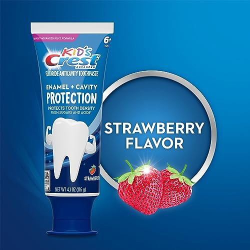 Crest Kids Enamel + Cavity Protection Toothpaste, 4.1oz (Pack of 3)