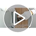 Fingerprint Smart Door Lock with Handle & Keypad – Bluetooth Keyless Entry for Front Door, Home, Kids, Guests, Airbnb & Rental, App + Code Access, Compatible with Alexa & Google, Easy DIY Install