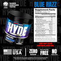 ProSupps Mr. Hyde Signature Pre Workout Powder with Creatine, Beta Alanine & Caffeine - Performance, Energy & Endurance - Clean Fitness & Gym Supplements for Men & Women (Blue Razz, 30 Servings)