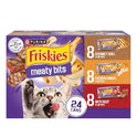 Purina Friskies Gravy Wet Cat Food Variety Pack, Meaty Bits - (Pack of 24) 5.5 oz. Cans