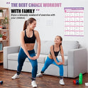 Ankle Resistance Bands with Cuffs, Ankle Bands for Working Out, Kickbacks Hip, Leg Glute Exercise Equipment with Training Poster, Resistance Workout Equipment for Women