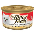Purina Fancy Feast Tender Beef and Chicken Feast Classic Grain Free Wet Cat Food Pate - (Pack of 24) 3 oz. Cans