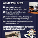Cat Crack Catnip, Zoomie-Inducing Cat Nip Blend, North American Made & 100% Natural, Safe & Non-Addictive Catnip Treats Used to Supplement Cat Nip Toys, Spray, & Accessories (1 Cup)
