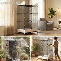 Encrypted Bird Cage Large Bird Cages 57-Inch, Top Storage Space, Bottom Splash Guard with Essential Bird Supplies – Durable & Spacious Aviary – Budgies & Cockatiels