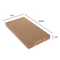 SmartyKat Super Scratcher+ Double Wide with Catnip Infusion Technology Corrugate Cat Scratch Pad, Reversible