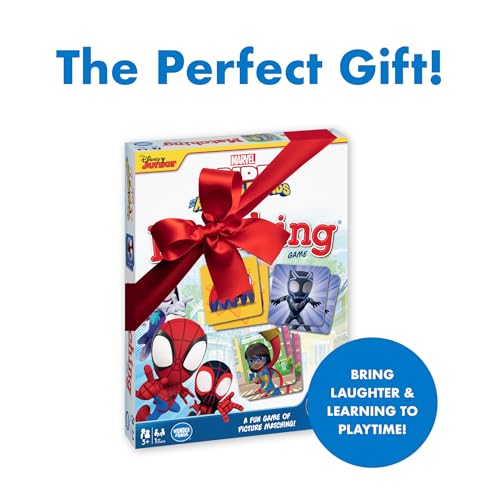 Wonder Forge Marvel Spidey and His Amazing Friends Matching Game - Educational Memory Game for Kids Ages 3+ - Fun for Toddler Boys and Girls Featuring Spiderman and Friends