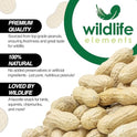 Wildlife Elements Peanut Party Unprocessed, Raw in-Shell Peanuts Wildlife Animal Food, 25lb - Rich in Protein, Healthy Fats, and Essential Nutrients for Birds, Squirrels and Waterfowl