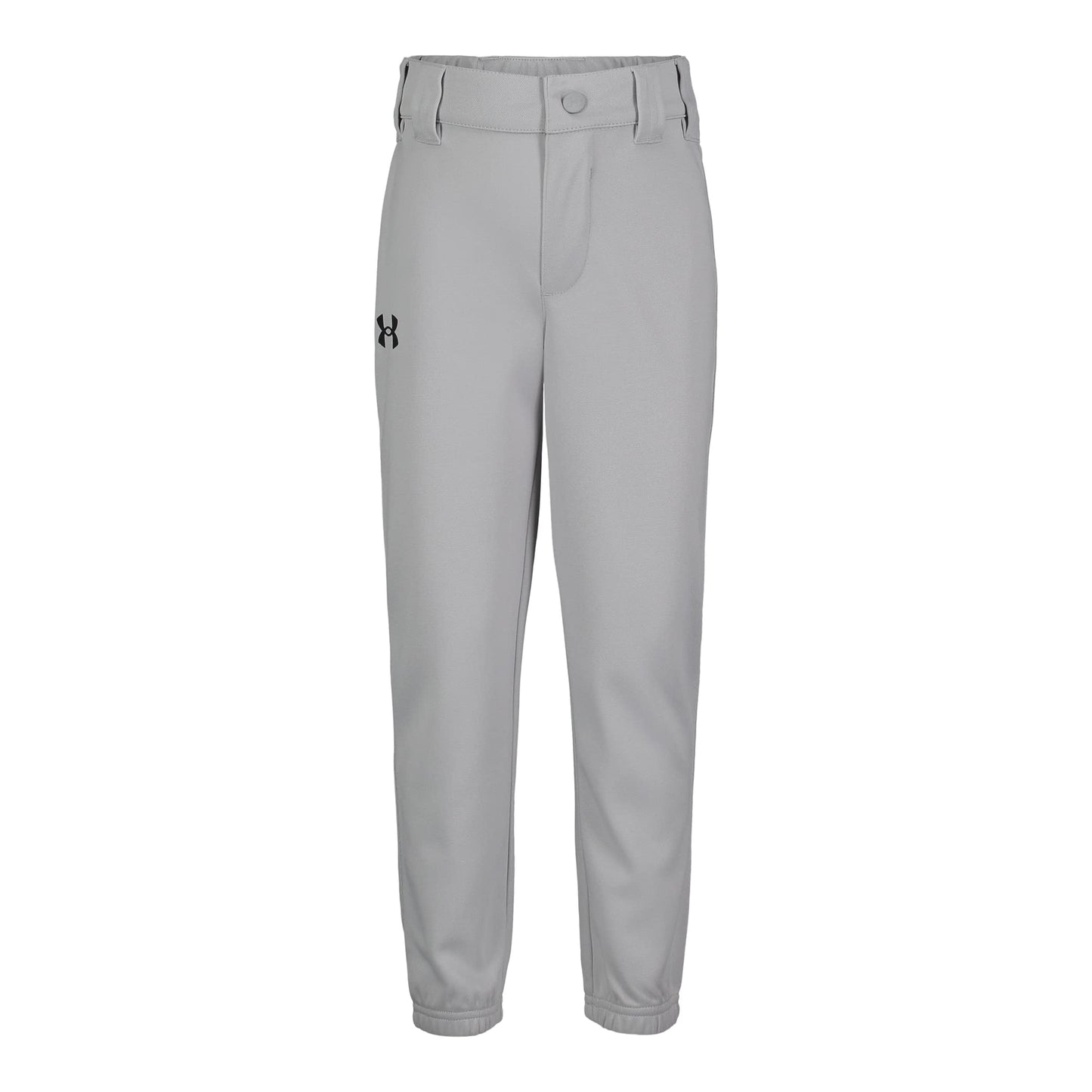 Under Armour Boys Baseball Pant, Belt Loops, Logo, Snap Closure, Comfortable & Durable