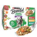 Purina Beneful Freshly Prepared Blends Wet Dog Food Variety Pack with Beef, Chicken, or Lamb Dog Food - (Pack of 12) 10 oz. Tubs