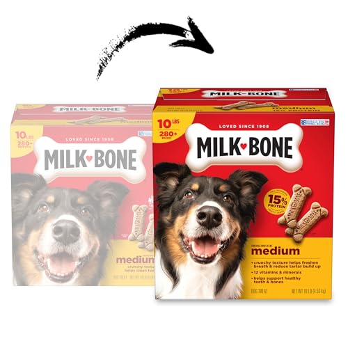 Milk-Bone Original Dog Treats Biscuits for Medium Dogs, 10 Pound