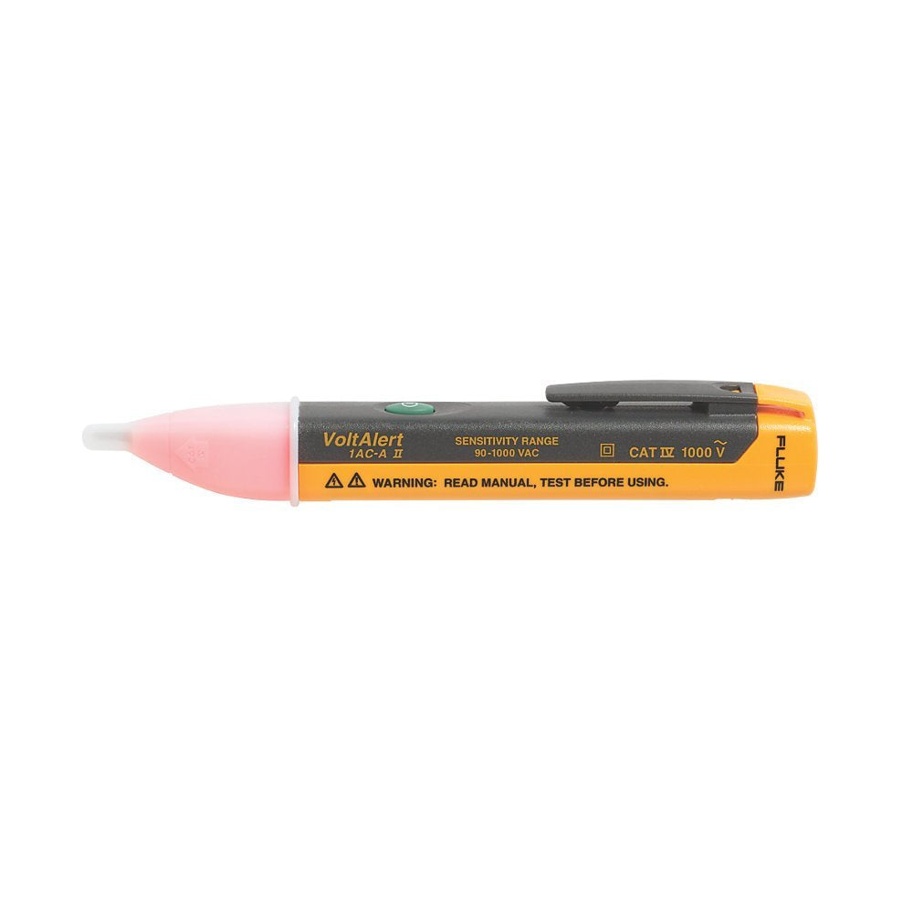Fluke 1AC II VoltAlert Non-Contact Voltage Tester, Pocket-Sized, 90-1000V AC, Audible Beeper, CAT IV Rating