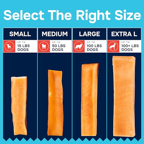 100% Natural Yak Cheese Himalayan Made Dog Chews All Breeds - Lactose Free Yak Chew for Small, Medium & Large Dogs - Dental Cleaning Dog Chews Aggressive Chewers - Long Lasting Odor & Gluten Free