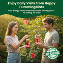 Happy Wings Hummingbird Food Powder 2 Lb (32 Oz) – Natural Red Nectar for Hummingbird I Makes 192 fl oz Solution – Nectar Hydration Powder Made with Cranberry & Beetroot – Easy Mix, No Boil Formula