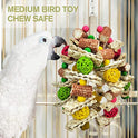 Cokliomc Parrot Toys, Natural Corncob Bird Chew Toys for Small and Medium Macaws, African Grey Parrots,  Parrots Bird Cage