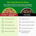 ULTIMATE PET NUTRITION Nutra Complete, 100% Freeze Dried Veterinarian Formulated Raw Dog Food with Antioxidants Prebiotics and Amino Acids, (1 Pound (Pack of 4), Beef)
