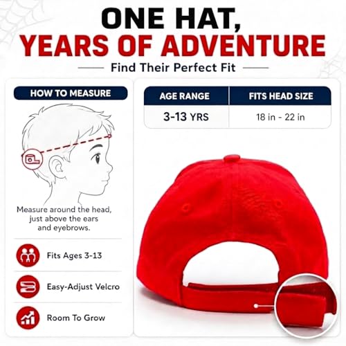 Marvel Accessory Supply Spider-Man 3D Boy Hat