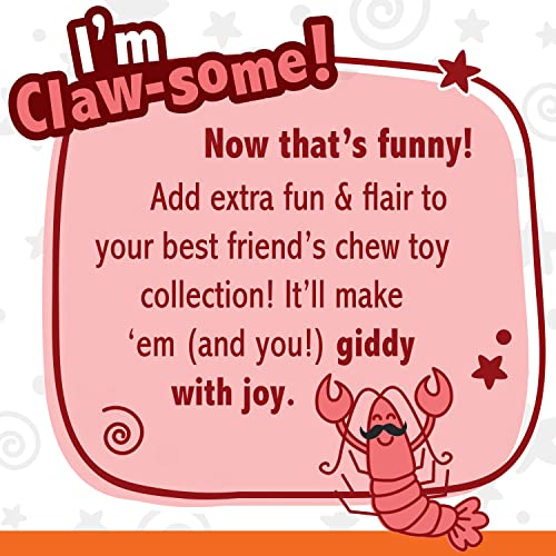 Nylabone Lobster Power Chew Toy for Dogs, Dog Toys for Aggressive Chewers, Filet Mignon Flavor, Small Dogs - Up to 25 Ibs, 1 Count