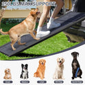 Dog Ramp for Car 63" Long & 17" Wide Portable Dog Ramps for Large Dogs with Non-Slip Rug Surface Dog Car Ramp for SUV Car & Truck, Folding Dog Ramp Up to 250LBS