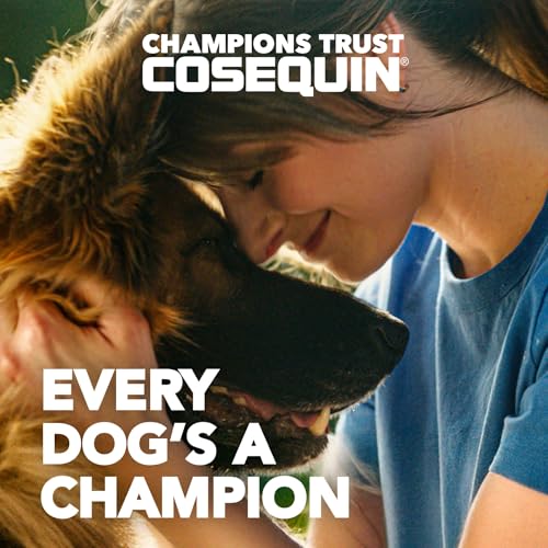 Nutramax Cosequin for Dogs Joint Health Supplement, Contains Glucosamine, Plus Chondroitin, MSM and Omega-3s, Supports Joint and Skin and Coat Health, Soft Chews, 120 Count