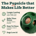 WOOF Pupsicle and Treat Tray - Long-Lasting Interactive Dog Ball Toy and Silicone Dog Treat Mold - Keep Your Pup Busy - Easy to Clean - Toys for Medium and Large Dogs 25-75 lbs