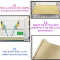 40PCS Gravel Liner Paper for Bird Cage,11x17 In Bird cage Liner Paper-Gravel Paper Special for Bird Cage in Sea Sand,Parrot Cage Sandpapers Cushion Pad Pet Bedding Accessories (40PCS 11 x 17 Inch)