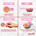 Delectables Lickable Spoon Handheld Wet Cat Treats Made with Real Chicken & Salmon, Quick & Easy Creamy Puree, Mess Free, Grain-Free, No Added Fillers, No by-Products, Variety Pack, 20ct