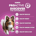 IAMS Proactive Health Dry Dog Food, Large Breed Mature Premium Adult Dog Food for Large Breeds, with Chicken, 30 lb. Bag