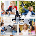 Steve and Maggie Plush Toy – Maggie Magpie Hand Puppet for Kids 1+, Soft Bird Puppet for Pretend Play, Nursery Rhymes & Learning, Interactive Toddler Toy for Easter Basket Stuffers (Small)