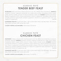 Fancy Feast Poultry and Beef Feast Classic Pate Collection Grain Free Wet Cat Food Variety Pack - (Pack of 30) 3 oz. Cans