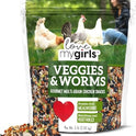 Love My Girls: Chicken Snacks - Veggies & Worms - 5lb Bag - Global Harvest, Gourmet Multi-Grain Treats, Corn-Free, Nutritious & Protein Rich Mealworms