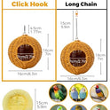 Chewproof Steel Frame Bird Nest for Cage, Washable Small Bird Bed Hammock Hideout Lay Eggs Parakeet Nest Sleep, Parakeet Warm Bed House Hut for Lovebird, Canary, Budgie