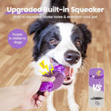 HGB Tough Dog Chew Toys for Aggressive Chewers, Squeaky Indestructible Dog Toy for Large Dogs to Keep Them Busy & Reduce Boredom for Small, Medium, Large Breed, Bacon Flavor