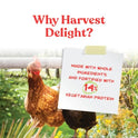 Manna Pro Harvest Delight Poultry Treat, Whole Grain & Seed Mix with Fruits & Vegetables, 14% Protein Snack for Chickens, Ducks & Mixed Flocks, 2.25 lb