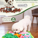 Snuffle Mat for Dogs, Slow Feeding Game Interactive Puzzle Dog Food Mat,Encourage Natural Foraging Skill-Dog Snuffle Mat 19.7''x19.7''Easy to Clean, Durable