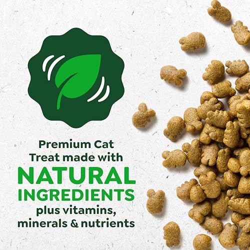Greenies Cat Treats, Feline Veterinarian-Recommended Adult Natural Dental Cat Treats, Oven Roasted Chicken Flavor, 9.75 oz. Tub