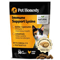 Cat Immune Support Lysine – Allergy Relief & Immune Health Supplement for Cats with L-Lysine, Colostrum, Quercetin & Omega-3 – Soothes Sneezing, Runny Nose & Itchy Skin Chicken, (30-Day Supply)