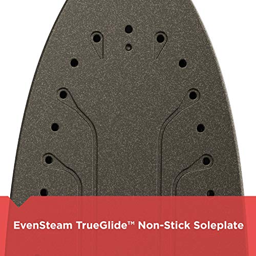 BLACK+DECKER Easy Steam Iron for Clothes with SmartSteam Technology | SmartSteam iron with stainless soleplate, anti-drip system and vertical steam for smooth wrinkle removal.