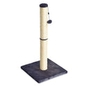 Basics Cat Scratching Post for Indoor Cats & Kittens, Medium (31.5"H), Cat Furniture with Dangling Ball Toy, Grey