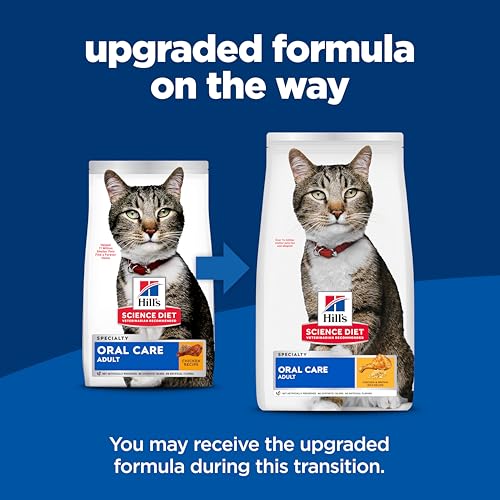 Hill's Science Diet Adult Oral Care Dry Cat Food, Chicken, 7 lb. Bag