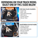 MAXFUT Dog Back Seat Extender for Truck,Truck Dog Seat Cover Back Seat,Dog Hammock for Truck,Hard Bottom Seat Extender,Pet Seat Covers for F150/RAM1500/Silverado