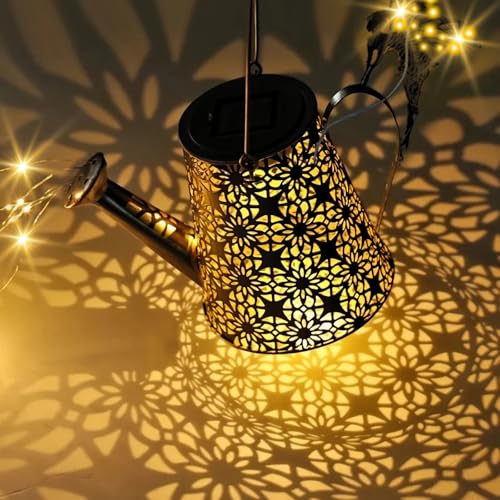 Solar Watering Can Light, Solar Outdoor Decorative,Garden Decor Lights | for Yard Patio Lawn Pathway Landscape, IP65 Waterproof, Garden Gifts for Mom, Grandma Women Birthday