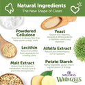 Whimzees Wellness Brushzees Natural Dog Dental Treat, VOHC Accepted Chews, Freshens Breath, Extra-Small Size, 12.7 oz Bag, 48 Count