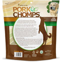 Pork Chomps Roasted Pork Skin Dog Chews, 6 Inch Twists, 15 Count - Long-Lasting Treats for Dogs - High Protein, Rawhide-Free, Low Fat, Healthy & Delicious Chews