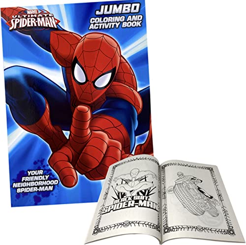 Spiderman Coloring & Activity Book Set Bundle (2 Books)