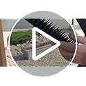 BORHOOD Bird Spikes, 20 Pack Pigeon Deterrent for Small Birds Raccoon Cats Defender for Outside to Keep Squirrel Away, Plastic Fence Spike for Railing and Roof-Black