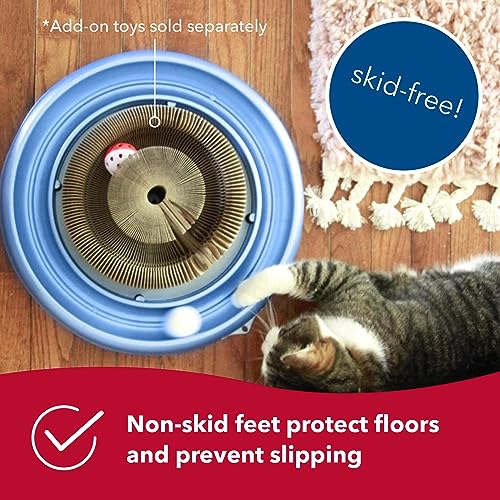 Coastal Pet Turbo Scratcher Cat Toy - Cardboard Cat Scratcher Pad with Cat Toy Ball Track and Catnip (1 Pack)