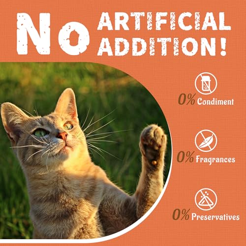 Just Try 16 OZ Taurine Treats with Coenzyme Q10 for Cats - Coq10 & Taurine for Cat to Support Feline Heart Health - Chicken Flavored Chews - Vitamins Snacks Treats