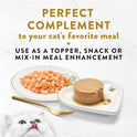 Purina Fancy Feast Appetizers Lickable Grain Free Wet Cat Food Topper Wild Alaskan Salmon Appetizer - (Pack of 10) 1.1 oz. Trays