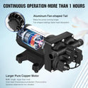 ECO-WORTHY 110V AC Fresh Transfer Diaphragm Water Pump On Demand 5.5GPM 70PSI High Pressure Water Booster Pump 110 Volt with Pressure Switch for Irrigation Garden Hose Sprinkler Home RV
